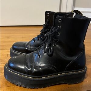 Dr. Martens Jadon Smooth Leather Platforms